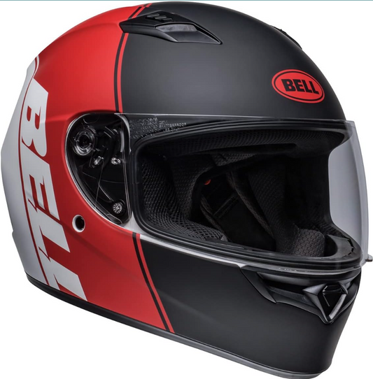 Bell Qualifier Full-Face Motorcycle Helmet Ascent Matte Black/Red/White