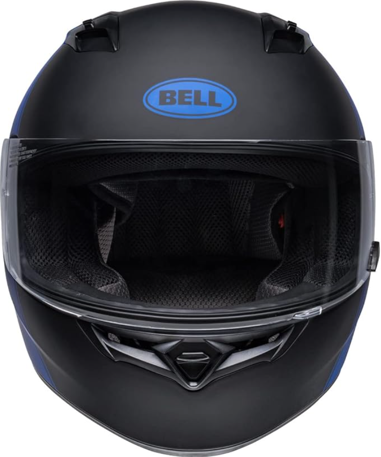 Bell Qualifier Full-Face Motorcycle Helmet Ascent Matte Black/Blue/White