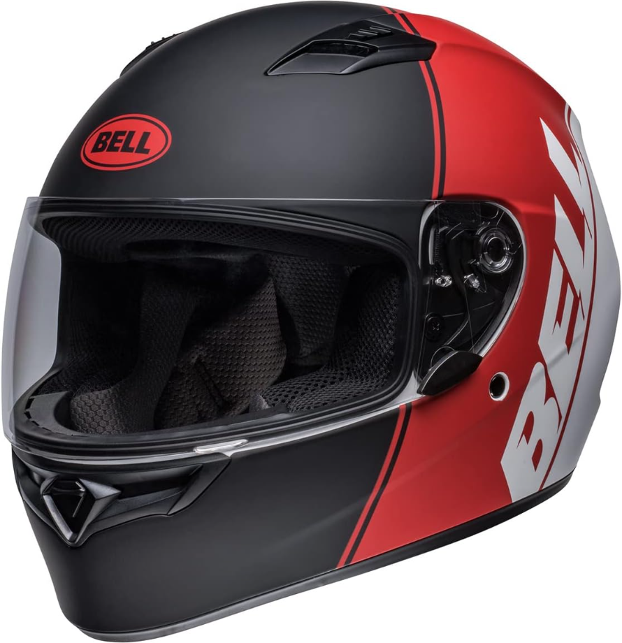 Bell Qualifier Full-Face Motorcycle Helmet Ascent Matte Black/Red/White